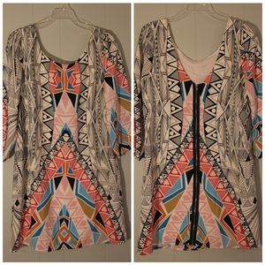 Beautiful & Soft Dress with zipper back